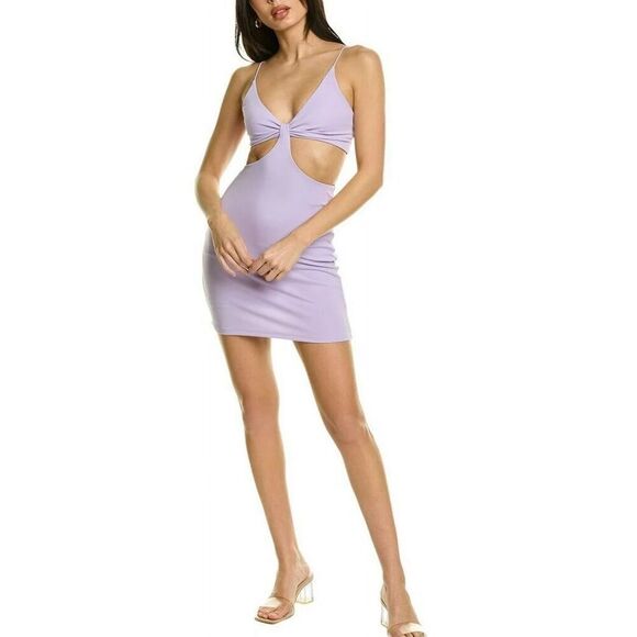 alice + olivia womens  Havana Mini Dress in Purple NWOT Size 6 - Picture 2 of 7